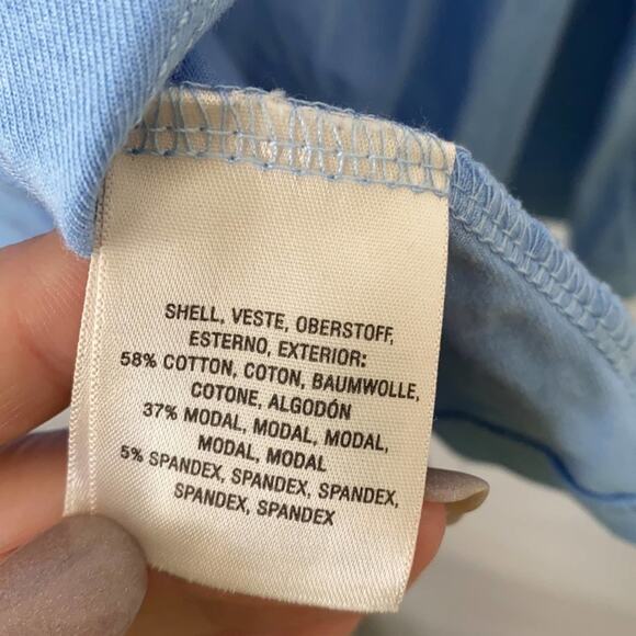 Anthropologie Light Blue Norwich Front Tie Tank - Picture 12 of 13